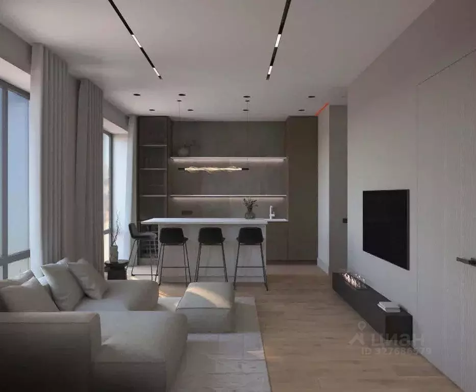 2-к кв. Москва просп. Андропова, 9/1к1 (73.0 м) - Фото 1