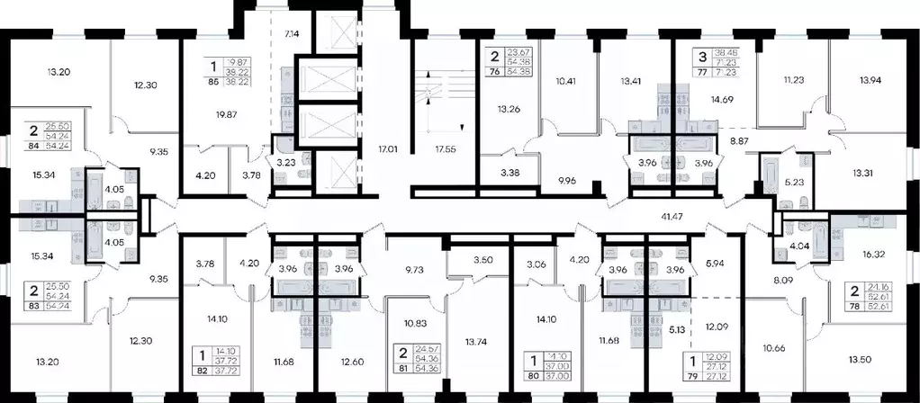2-к кв. Приморский край, Владивосток ул. Тухачевского, 80 (54.38 м) - Фото 2