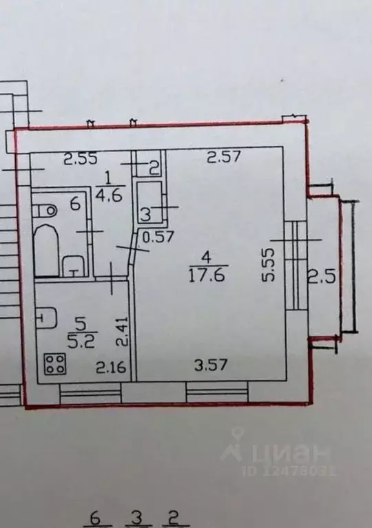 1-к кв. Санкт-Петербург, Санкт-Петербург, Пушкин Ахматовская ул., 3 ... - Фото 1