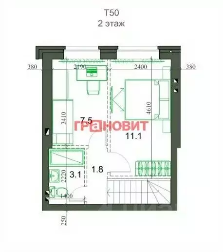 2-к кв. Новосибирская область, Новосибирский район, Мичуринский ... - Фото 1