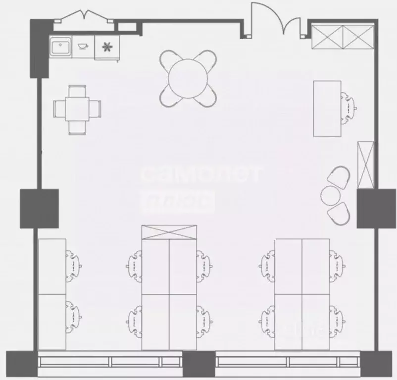 Офис в Москва ул. Вильгельма Пика, 11 (67 м) - Фото 2