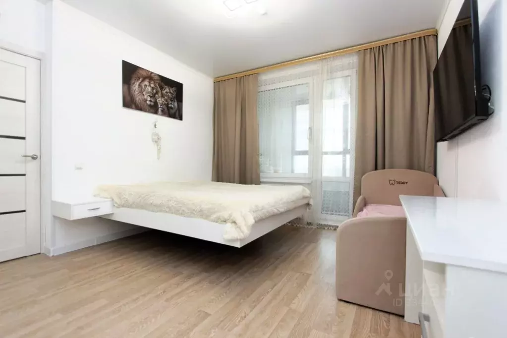 1-к кв. Башкортостан, Уфа ул. Энтузиастов, 16 (34.0 м) - Фото 1