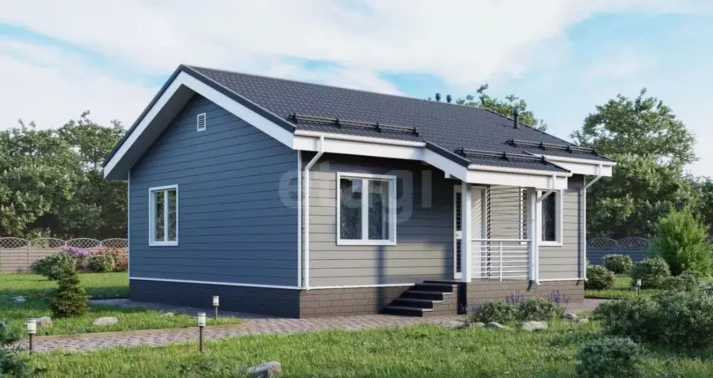 Дом в Пермский край, Пермский муниципальный округ, д. Горшки  (60 м) - Фото 1