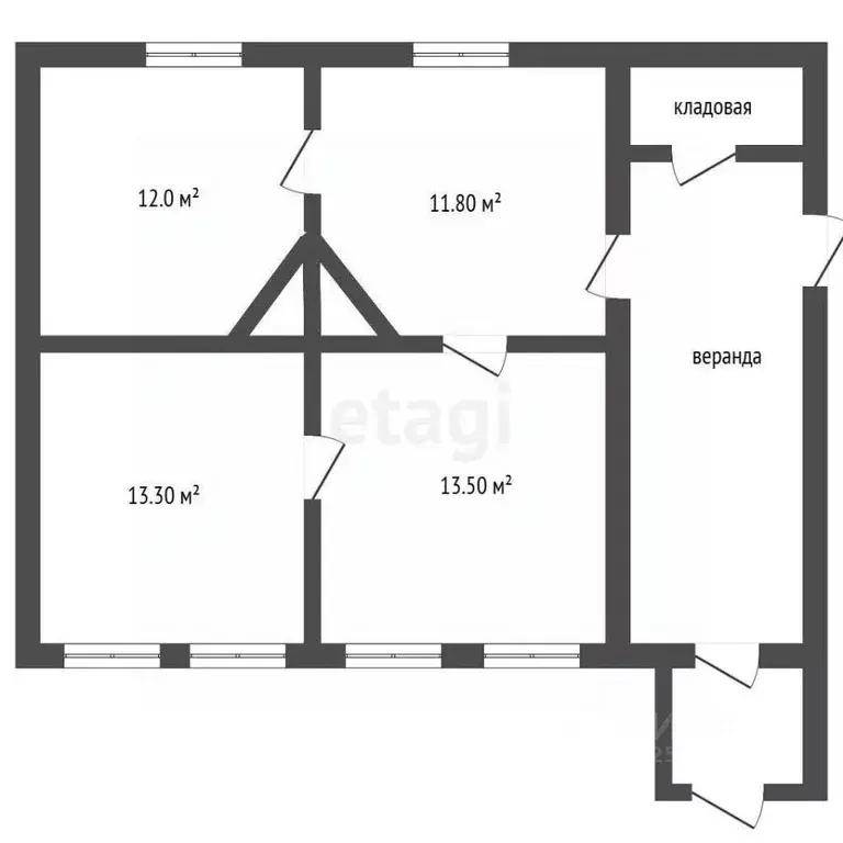 Дом в Воронежская область, Лискинский район, Нижнеикорецкое с/пос, ... - Фото 1