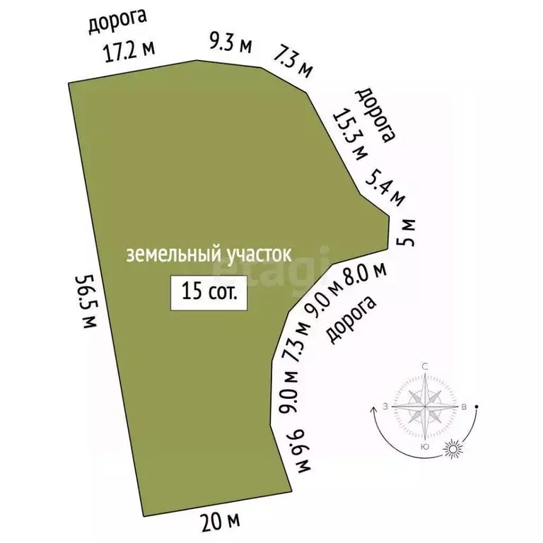 Участок в Крым, Ялта муниципальный округ, Отрадное пгт  (15.0 сот.) - Фото 2