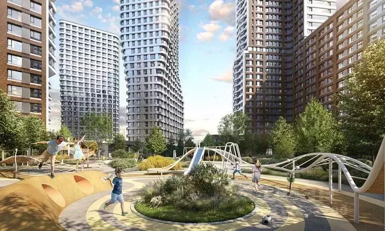 2-к кв. Москва Символ жилой комплекс (75.7 м) - Фото 1