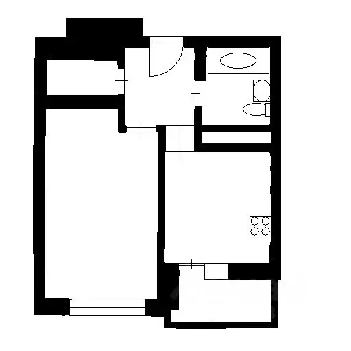 1-к кв. Воронежская область, Воронеж ул. Ломоносова, 84 (37.8 м) - Фото 2