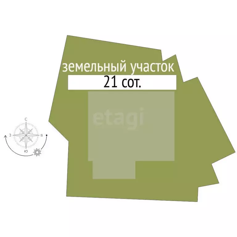 Дом в село Буланиха, Нагорная улица (40.8 м) - Фото 1