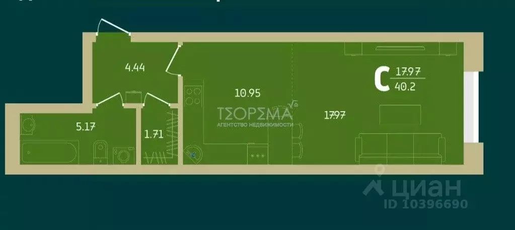 Офис в Башкортостан, Уфа Революционная ул., 39 (40 м) - Фото 1