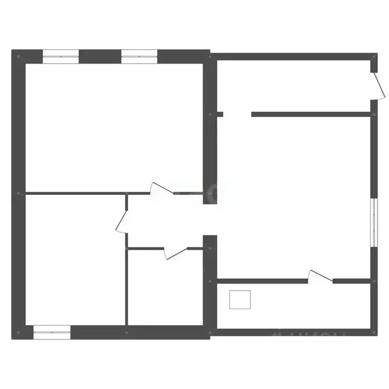 3-к кв. Амурская область, Белогорский муниципальный округ, с. ... - Фото 1