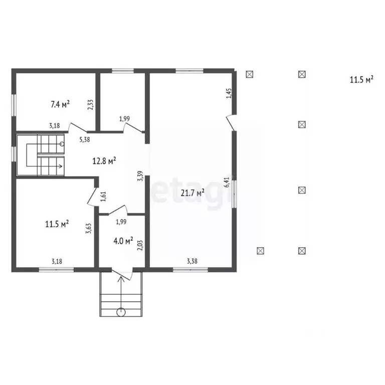 Дом в Калужская область, Боровский район, Совьяки с/пос, Солнечная ... - Фото 2