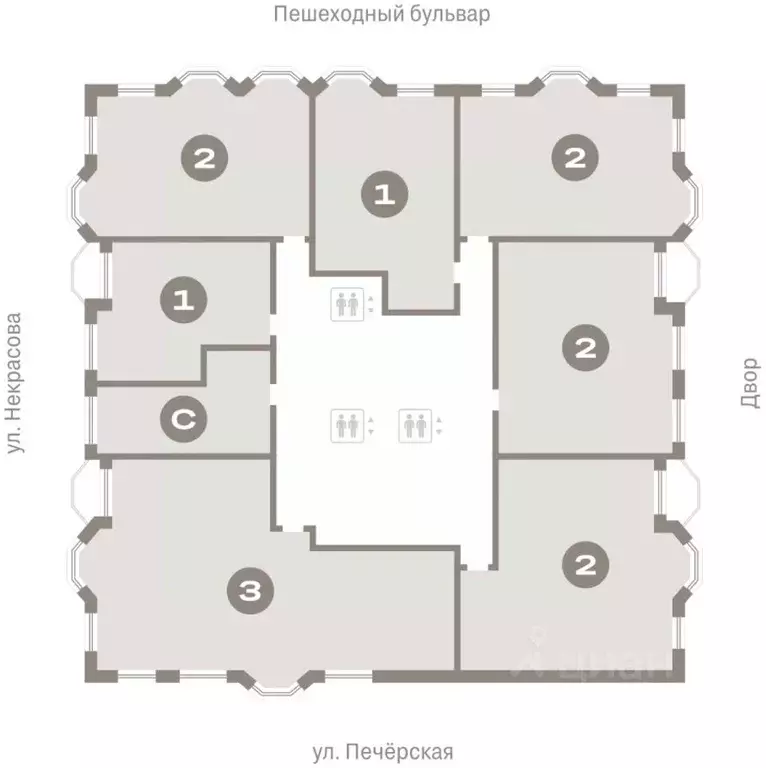 3-к кв. Свердловская область, Екатеринбург Вокзальный жилрайон, ул. ... - Фото 2