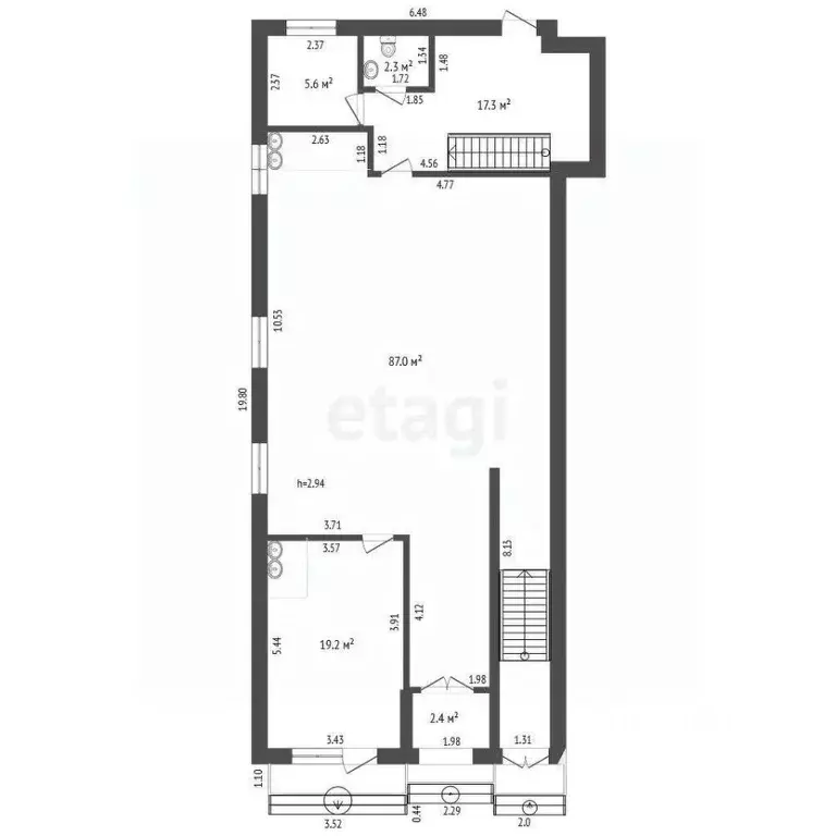 Торговая площадь в Ростовская область, Ростов-на-Дону Крепостной пер., ... - Фото 2