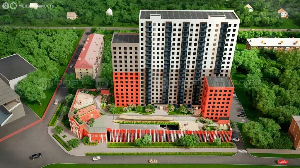 1-комнатная квартира: Казань, Стадионная улица, 1 (25.4 м) - Фото 1