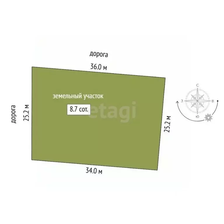 Участок в Тюменская область, Тюменский муниципальный округ, д. ... - Фото 2