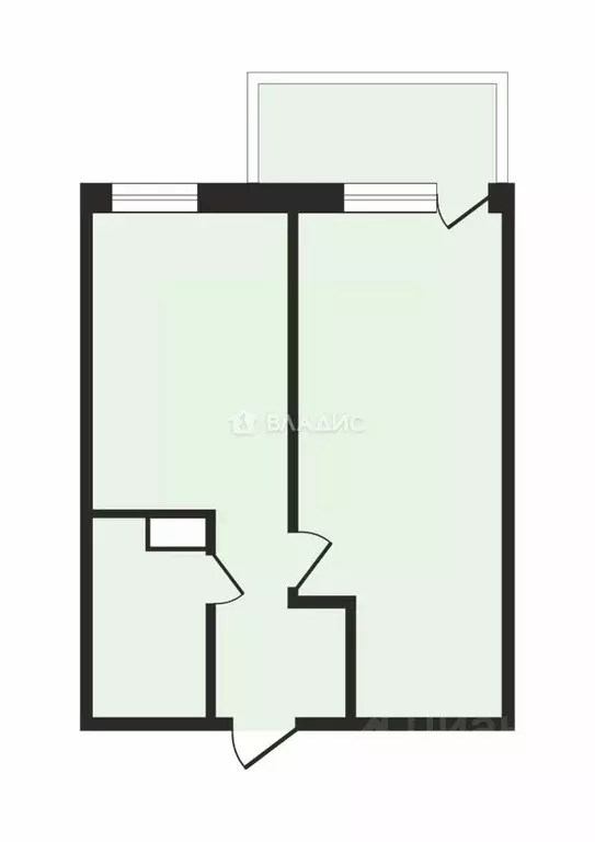 1-к кв. Ленинградская область, Ломоносовский район, Аннинское ... - Фото 2