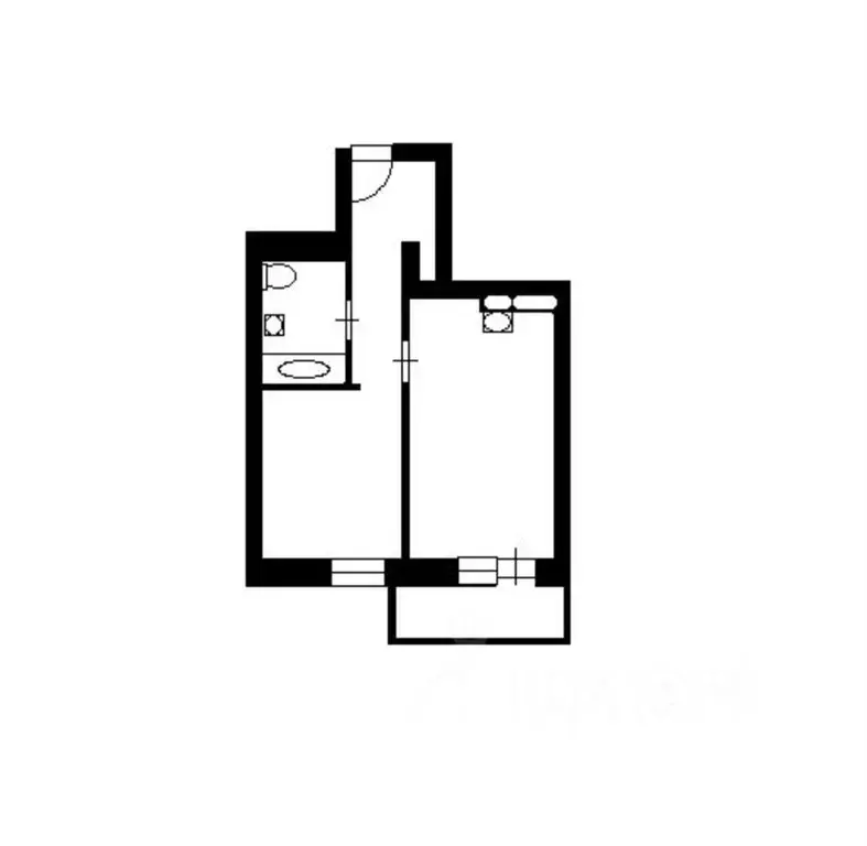 1-к кв. Новосибирская область, Новосибирск ул. Лескова, 35 (39.0 м) - Фото 1