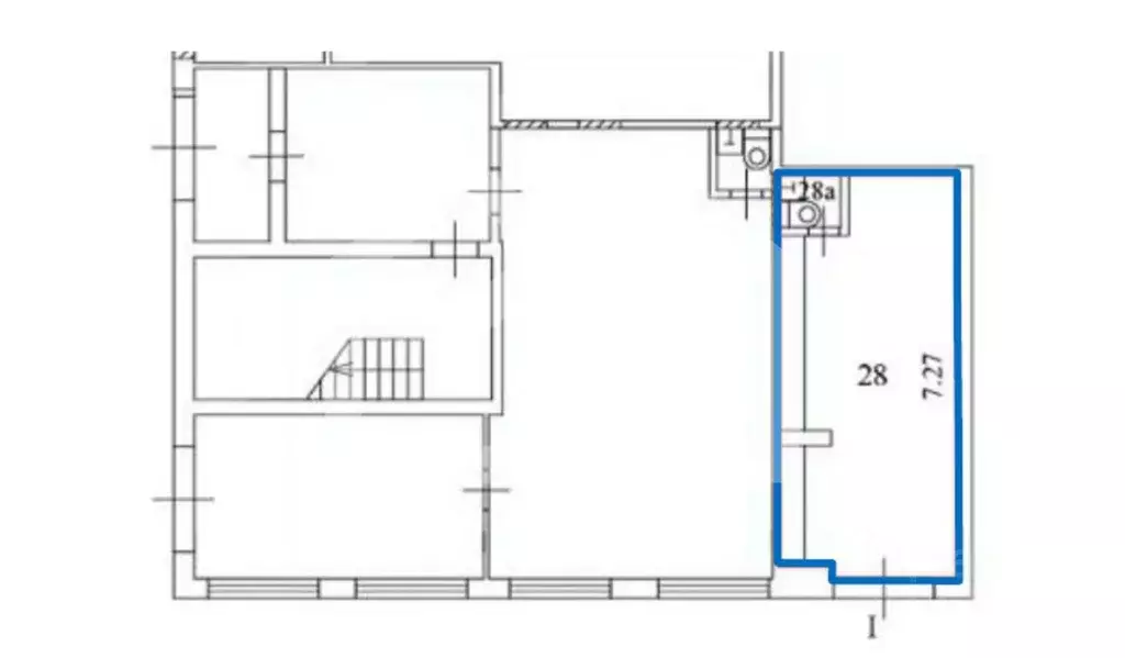 Торговая площадь в Москва Гостиничная ул., 11с1 (22 м) - Фото 2