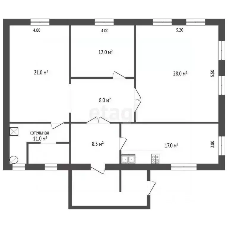 Дом в Мордовия, Лямбирский район, Болотниковское с/пос, с. Болотниково ... - Фото 2