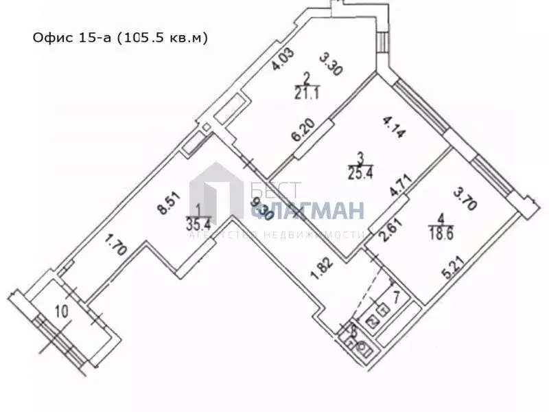 Офис в Москва Минская ул., 1ГК1 (106 м) - Фото 1