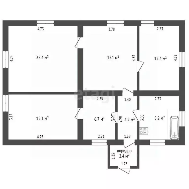 Дом в Орловская область, Орловский район, с. Старцево Тенистый пер., 4 ... - Фото 1
