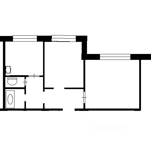 3-к кв. Хакасия, Абакан ул. Крылова, 79 (53.1 м) - Фото 1