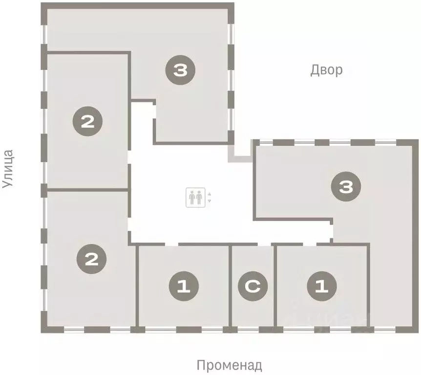 1-к кв. Омская область, Омск  (41.79 м) - Фото 0