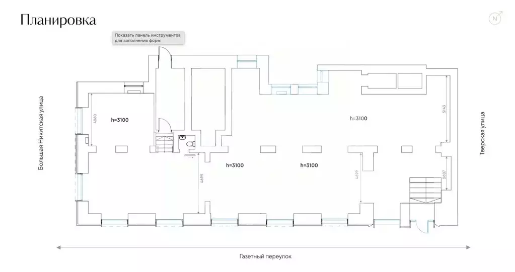 Помещение свободного назначения в Москва Большая Никитская ул., 12 ... - Фото 2