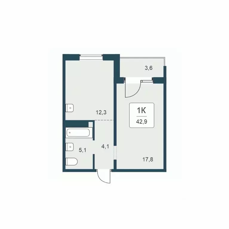 1-к кв. Новосибирская область, Новосибирск Цветной бульвар жилой ... - Фото 0