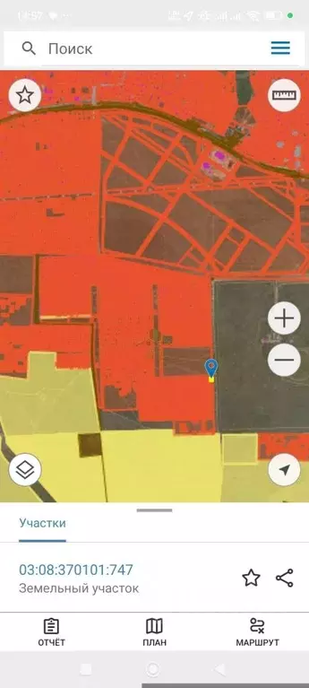 Участок в Бурятия, Иволгинский район, Нижнеиволгинское с/пос, с. ... - Фото 2