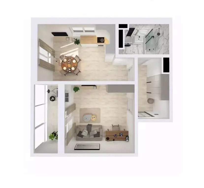 2-к кв. Карелия, Петрозаводск Перевалка-2 тер., Университетский ... - Фото 0