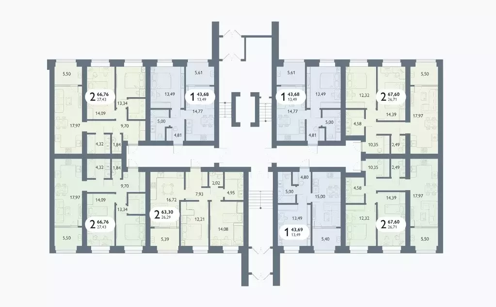 2-к кв. Брянская область, Брянский район, пос. Мичуринский, ... - Фото 2