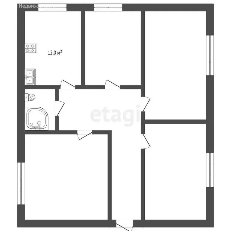 3-комнатная квартира: Нальчик, проспект Ленина, 46Б (103.2 м) - Фото 0