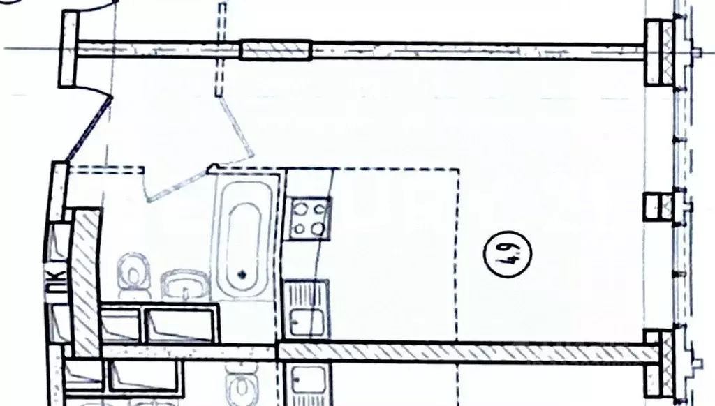 Студия Москва Головинское ш., 7 (27.0 м) - Фото 2