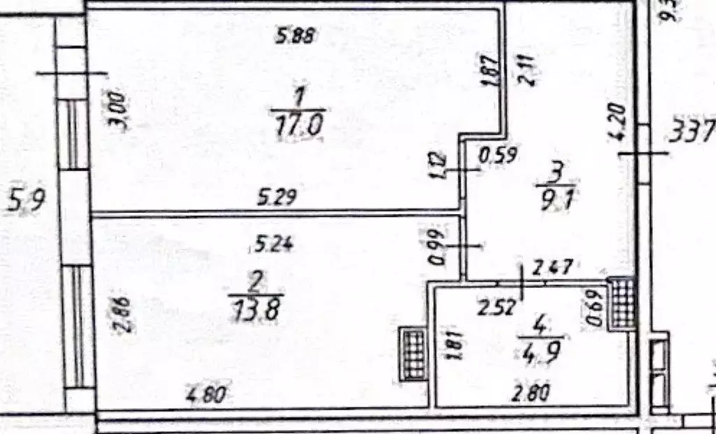 Продаётся 1-к квартира, 47.8 м - Фото 1