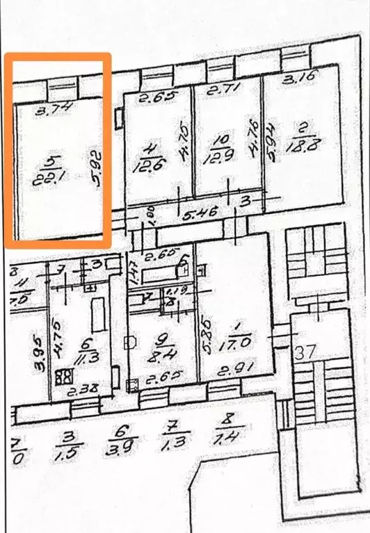 Комната Санкт-Петербург Театральная пл., 16 (22.1 м) - Фото 2