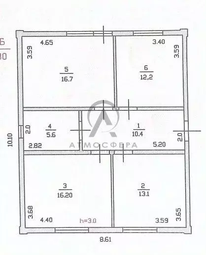 Дом в Краснодарский край, Апшеронск ул. Короленко (78 м) - Фото 2
