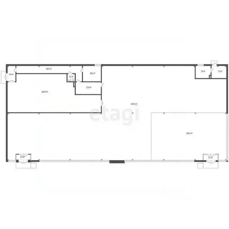 Помещение свободного назначения в Тюменская область, Тюмень ул. ... - Фото 2