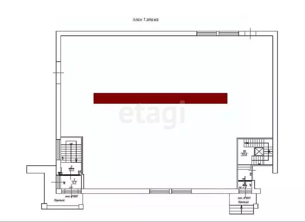 Помещение свободного назначения в Татарстан, Казань ул. Галии ... - Фото 2