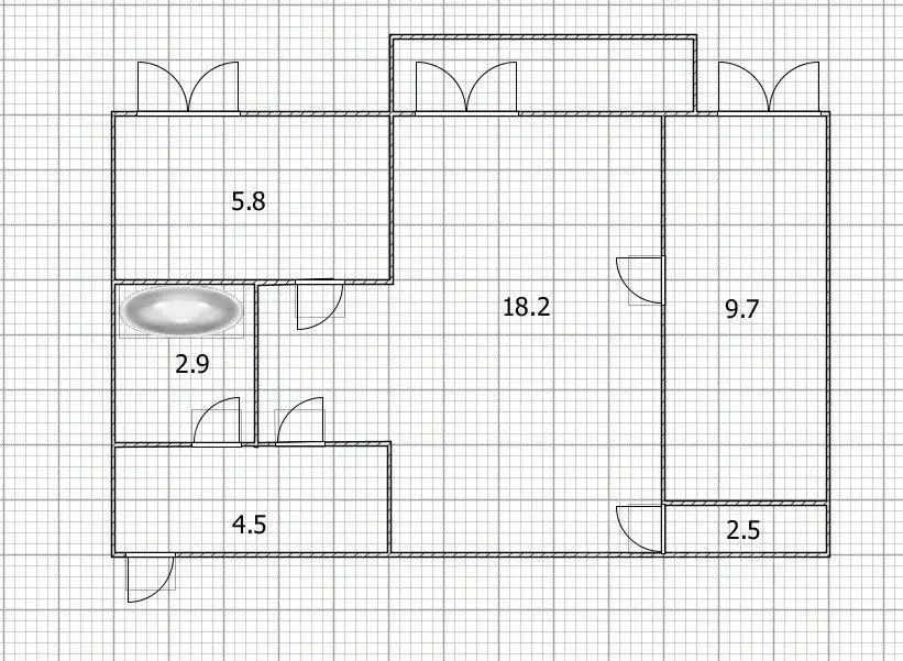 2-к кв. Башкортостан, Уфа Айская ул., 87 (45.0 м) - Фото 1