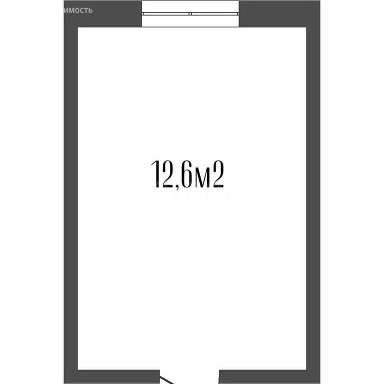 1к в -комнатной квартире (13 м) - Фото 1