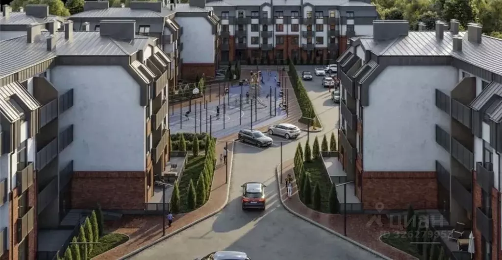 2-к кв. Калининградская область, Гурьевский муниципальный округ, пос. ... - Фото 1