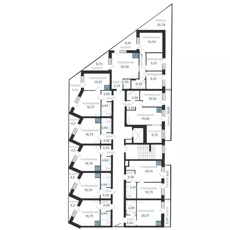 1-комнатная квартира: Калининградская область, Балтийск (31.71 м) - Фото 0