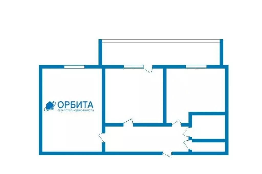 2-комнатная квартира: Тюмень, Заречный проезд, 14 (60 м) - Фото 1
