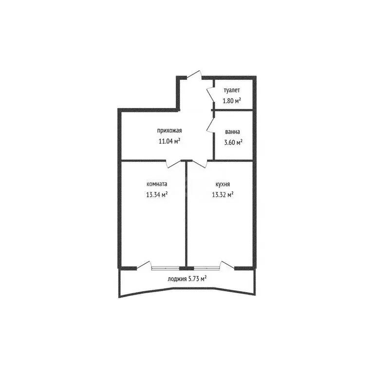 1-комнатная квартира: Краснодар, микрорайон Черёмушки, улица ... - Фото 2
