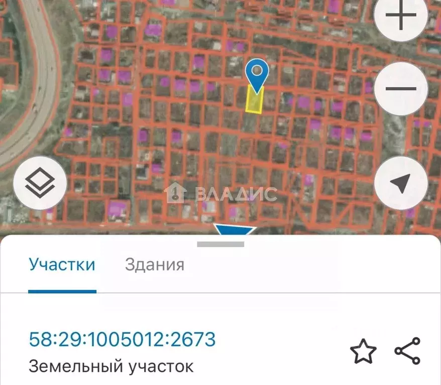 Участок в Пензенская область, Пенза Южный СНТ, 93 (6.6 сот.) - Фото 1