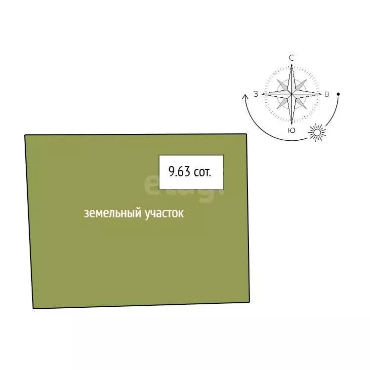 Участок в посёлок Уралец, Дачная улица (9.63 м) - Фото 1