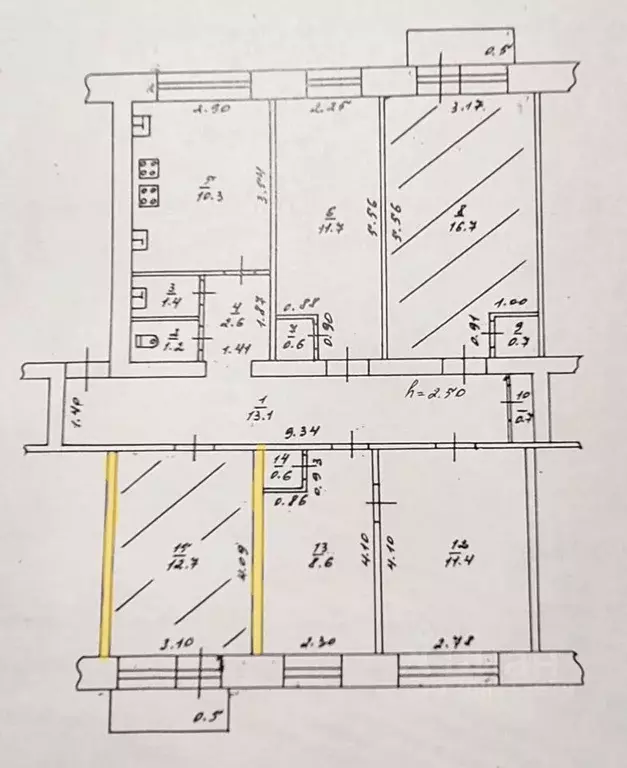 Комната Тверская область, Тверь ул. Фадеева, 11 (12.7 м) - Фото 1