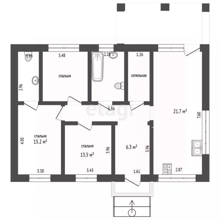 Дом в Ростовская область, Аксайский район, Щепкинское с/пос, пос. ... - Фото 2