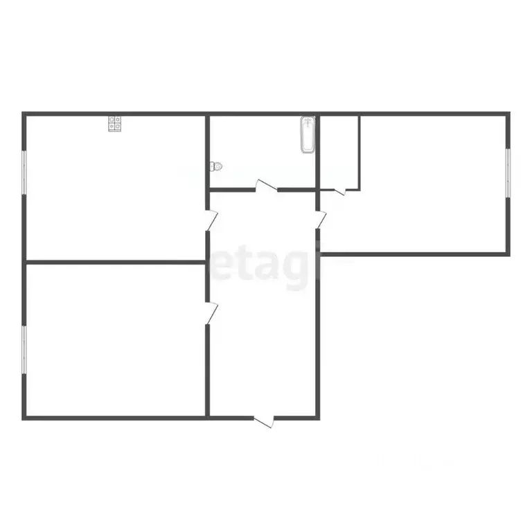 2-к кв. Карачаево-Черкесия, Черкесск ул. Космонавтов, 41А (77.7 м) - Фото 1